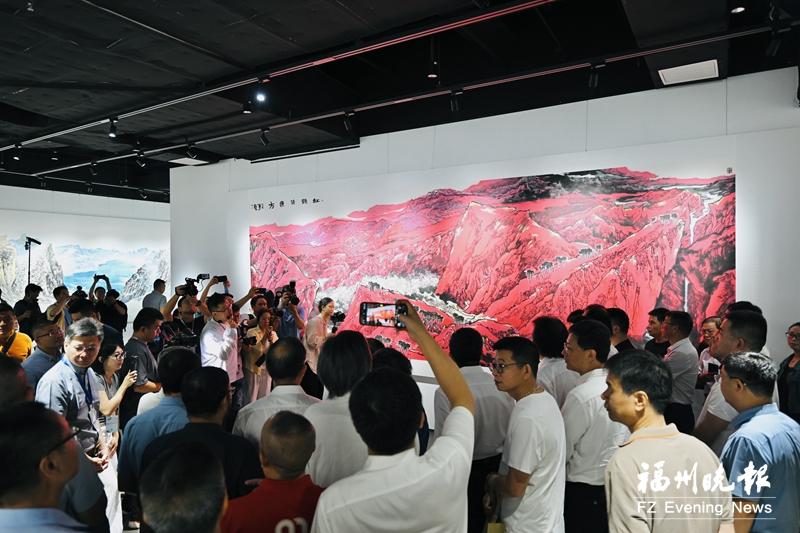 “国画名家文化中国行”活动启动 “时代山河”画展集结113幅精品