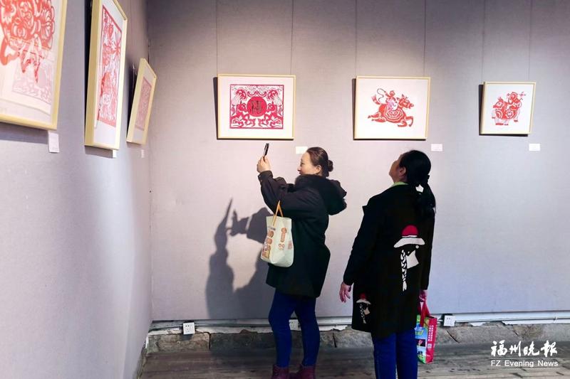 福州剪纸艺术展开幕 免费开放至11日